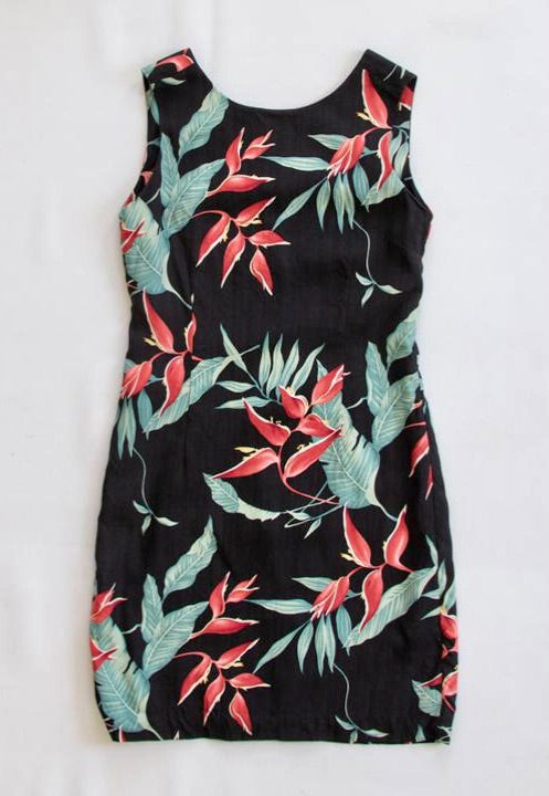 Sleeveless Tropical Silk Midi Dress by Tommy Bahama, S – THE VAULT  COLLECTIVE