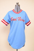 Load image into Gallery viewer, Light Blue 80s &quot;Bad News&quot; Jersey By Wilson: Shown from Front
