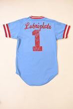 Load image into Gallery viewer, Light Blue 80s &quot;Bad News&quot; Jersey By Wilson: Back View
