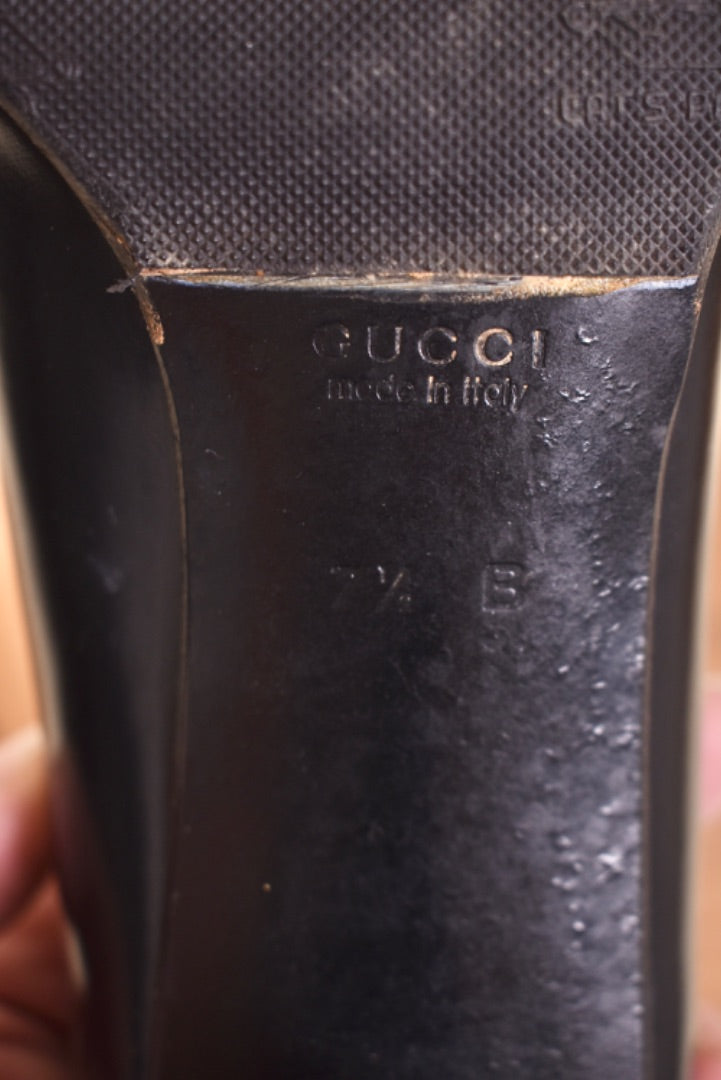 Ladies Gucci Shoes Black Patent Platform Heels UK 6 Eur 39 | eBay