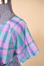 Load image into Gallery viewer, Plaid Cotton Skirt and Top Set By Joan Harper, M
