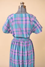 Load image into Gallery viewer, Plaid Cotton Skirt and Top Set By Joan Harper, M
