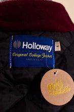 Load image into Gallery viewer, Maroon &amp; White Trim College Jacket By Holloway, L:  Brand Tag
